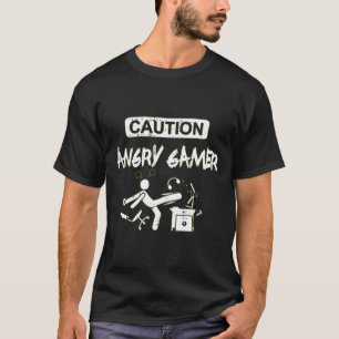 Angry Gamer Computer Funny Video Game Gift T-Shirt