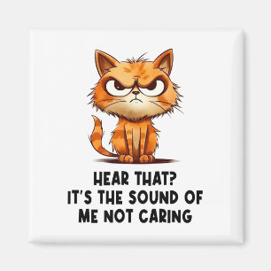 Angry gestresste Katze Funny Stress Meme für Katze Magnet