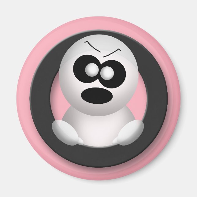 Angry Ghost - Halloween Magnet (Vorne)