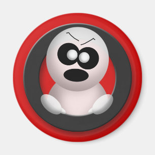 Angry Ghost - Halloween Magnet