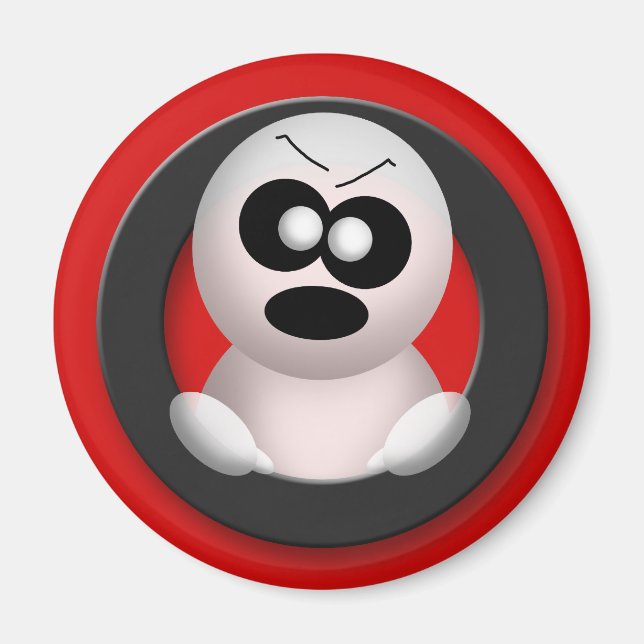 Angry Ghost - Halloween Magnet (Vorne)