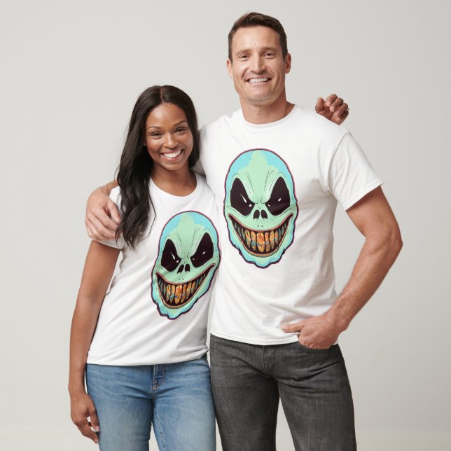 Angry Ghost - Halloween-T - Shirt (Unisex)