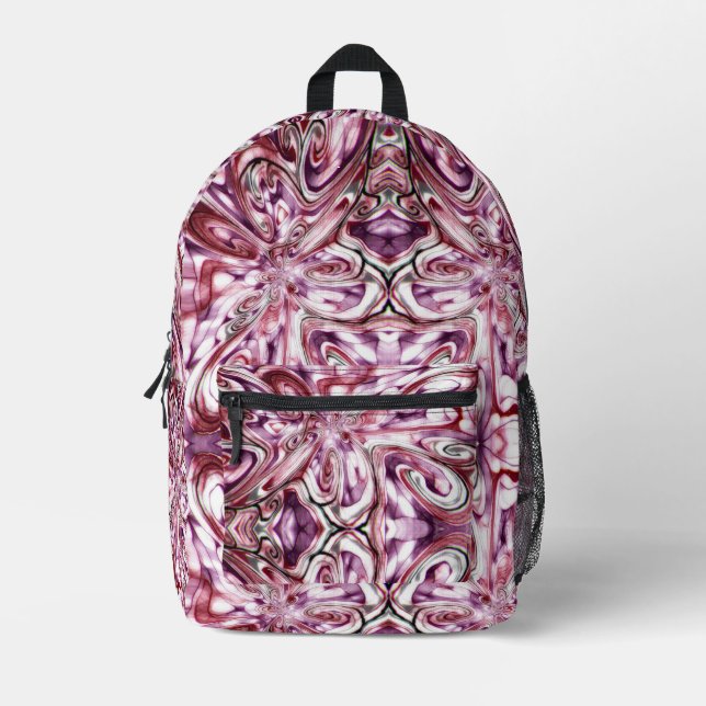 Angry Girl Bedruckter Rucksack (Vorderseite)