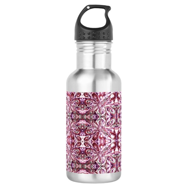 Angry Girl Edelstahlflasche (Vorderseite)