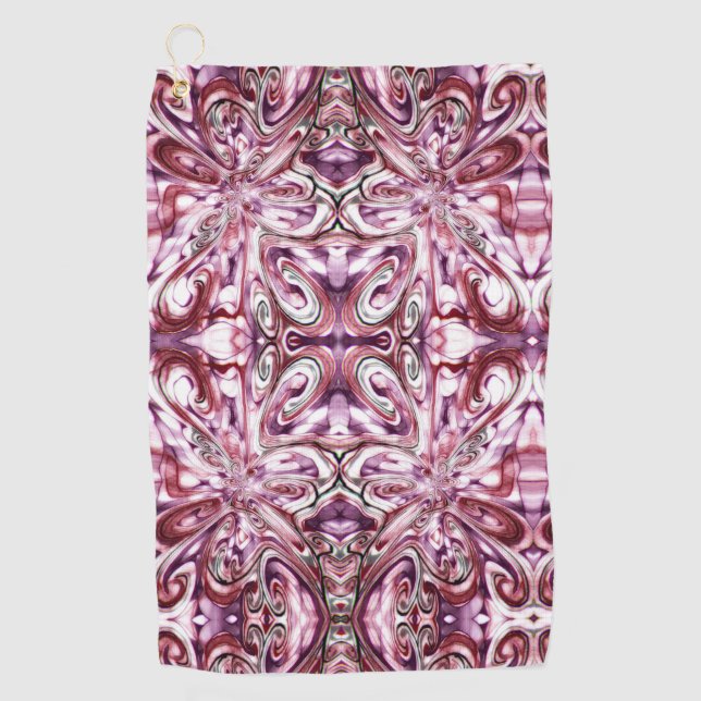 Angry Girl Golfhandtuch (Vorderseite)