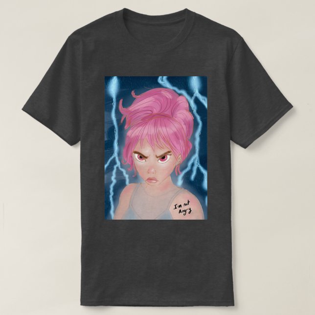 Angry Girl T-Shirt (Design vorne)