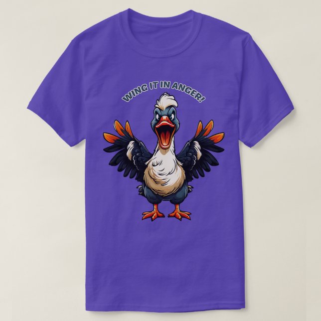 Angry Goose Wing it in Anger T-Shirt (Design vorne)