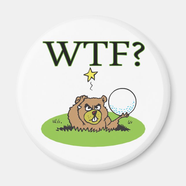 Angry Gopher Magnet (Vorne)