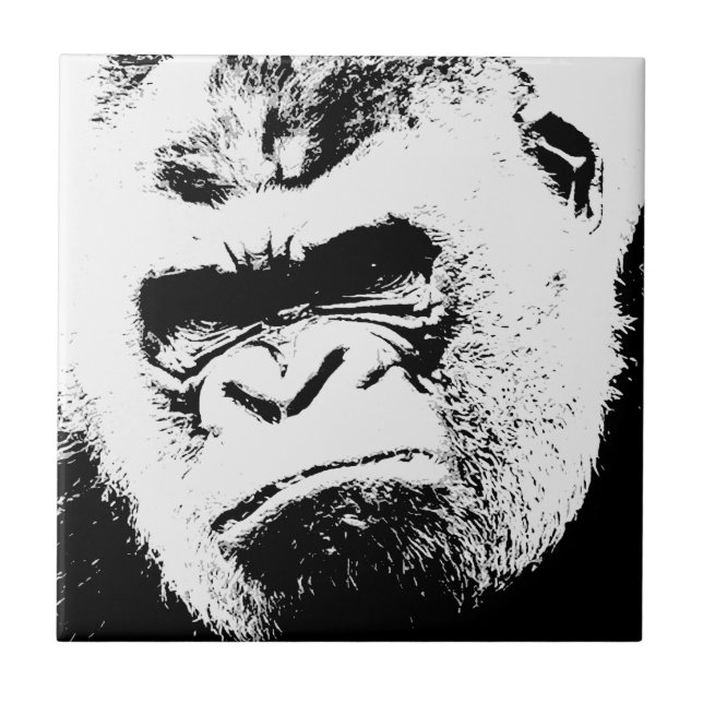 Angry Gorilla Fliese (Vorderseite)