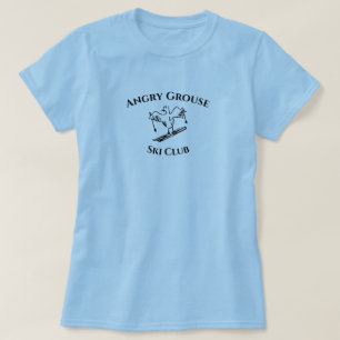Angry Grouse Women's T - Shirt - Schwarzes Design