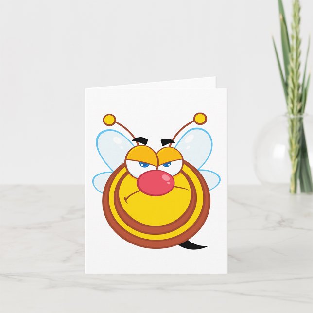 Angry Honey Bee Mitteilungskarten (Von Creator hochgeladen)