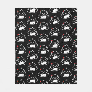 Angry Kack - Brootsch the PooPoo Fleecedecke