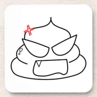Angry Kack - Brootsch the PooPoo Getränkeuntersetzer