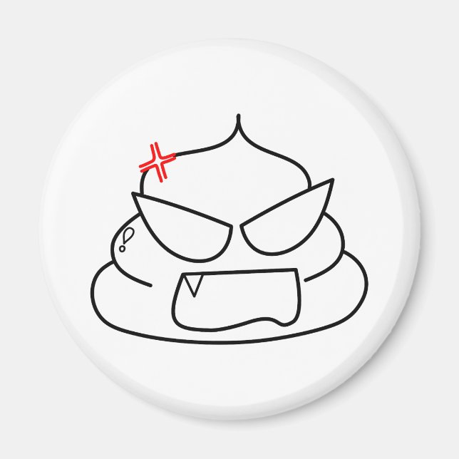 Angry Kack - Brootsch the PooPoo Magnet (Vorne)