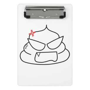 Angry Kack - Brootsch the PooPoo Mini Klemmbrett