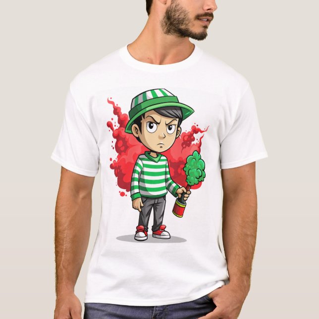 angry kid T-Shirt (Vorderseite)