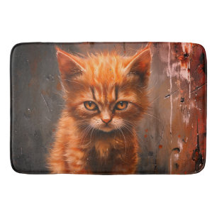 Angry Kitten Badematte