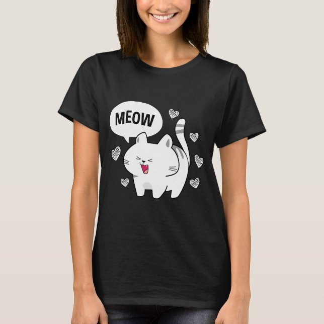 Angry Kitty T-Shirt (Vorderseite)