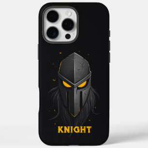 Angry Knight Black iPhone 16 Pro Max Hülle