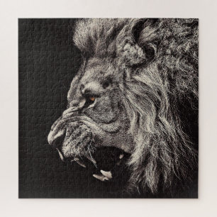 Angry Male Lion Puzzle