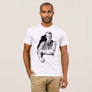 Angry Man - Funny Vintag Illustration T-Shirt