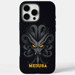 Angry Medusa Black iPhone 16 Pro Max Hülle