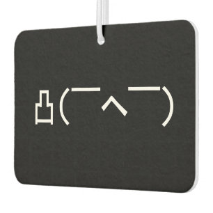 Angry Middle Finger Emoticon Japanisch Kaomoji Autolufterfrischer