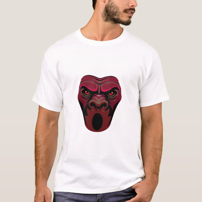 Angry Monkey Face T-Shirt (Vorderseite)