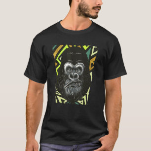 Angry Monkey Gorilla Face T-Shirt