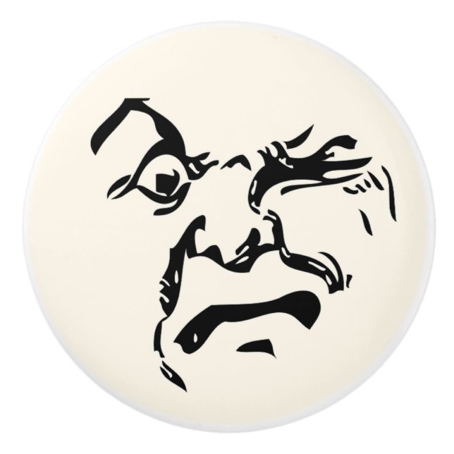 ANGRY MOON KERAMIKKNAUF (Vorderseite)