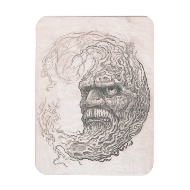 Angry Moon Premium Magnet (Vertikal)