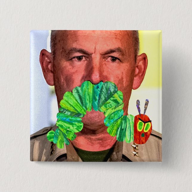 Angry Mustache Button (Vorderseite)