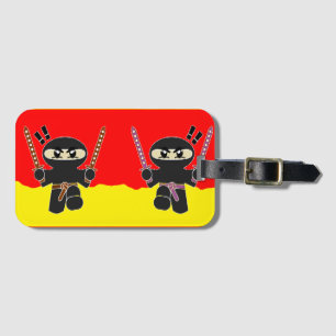Angry Ninjas Gepäckanhänger