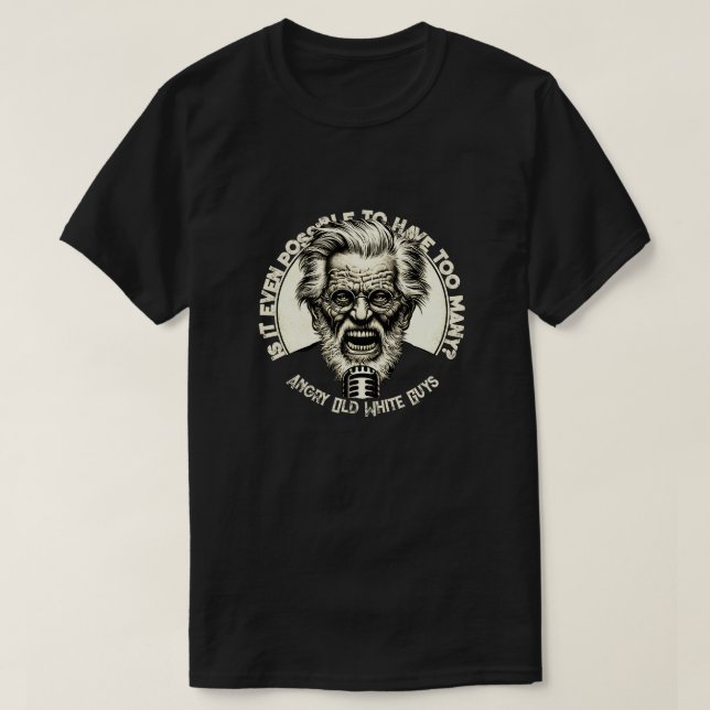 Angry Old White Typ T-Shirt (Design vorne)