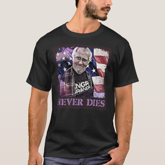 Angry Opa Never Dies   T-Shirt (Vorderseite)