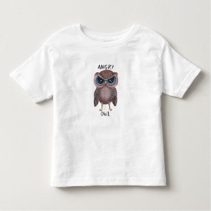 Angry Owl Painting von SilverLeaf Kleinkind T-shirt