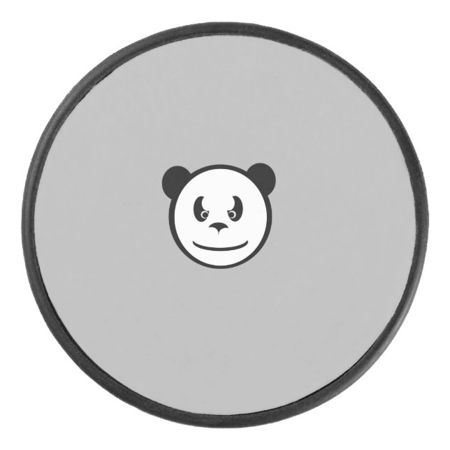 Angry Panda Hockey Puck (Vorderseite)