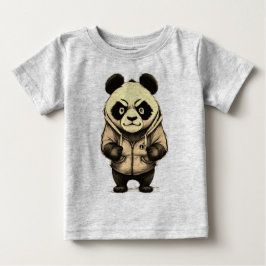 Angry Panda Süße Tier Design Baby T-shirt