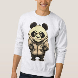 Angry Panda Süße Tier Design Sweatshirt