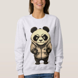 Angry Panda Süße Tier Design Sweatshirt