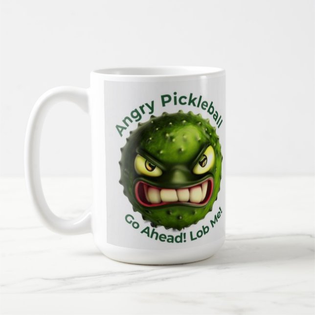 Angry Pickleball Tasse (Links)