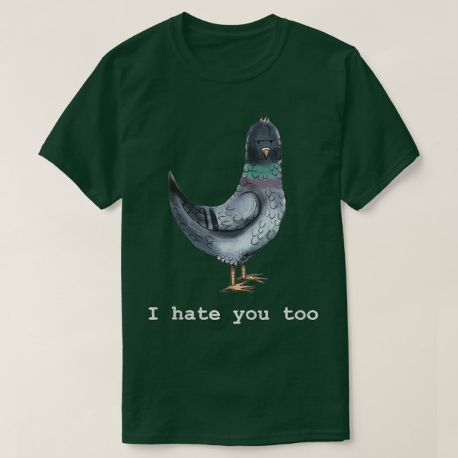 Angry Pigeon 2 T-Shirt (Design vorne)