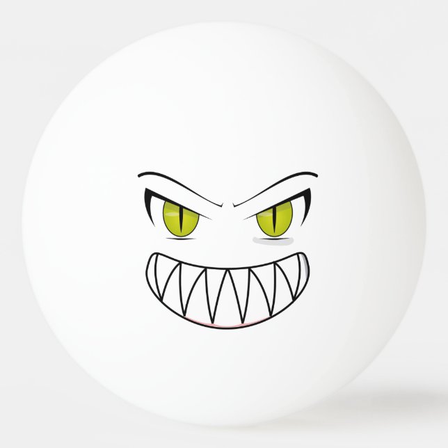 Angry Ping Pong Ball Tischtennisball (Vorderseite)
