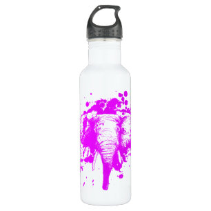 Angry Pink Elephant Edelstahlflasche