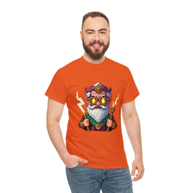 Angry Pixelated Zeus with steampunk glasses T-Shirt (Von Creator hochgeladen)