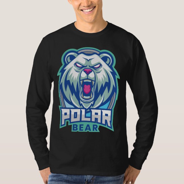 Angry Polar Bear T-Shirt (Vorderseite)