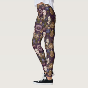 Angry Princess im Blumengarten Leggings - Niedlich
