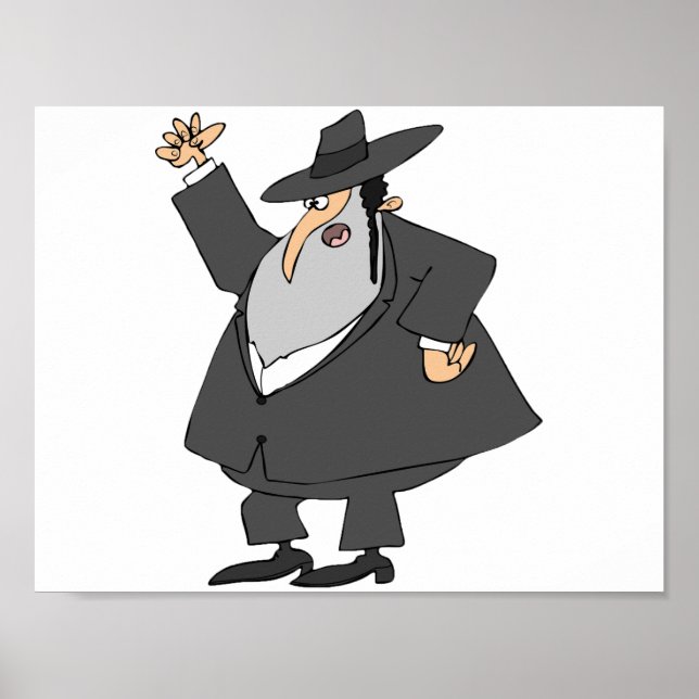 Angry Rabbi Poster (Vorne)