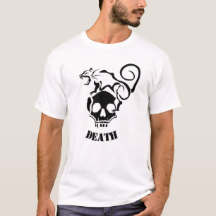 Angry Rat auf einem bösen Schädel T-Shirt