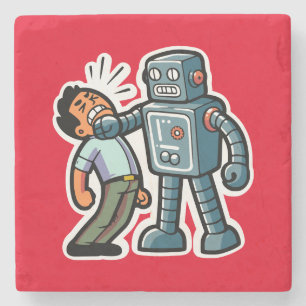 Angry Robot Steinuntersetzer